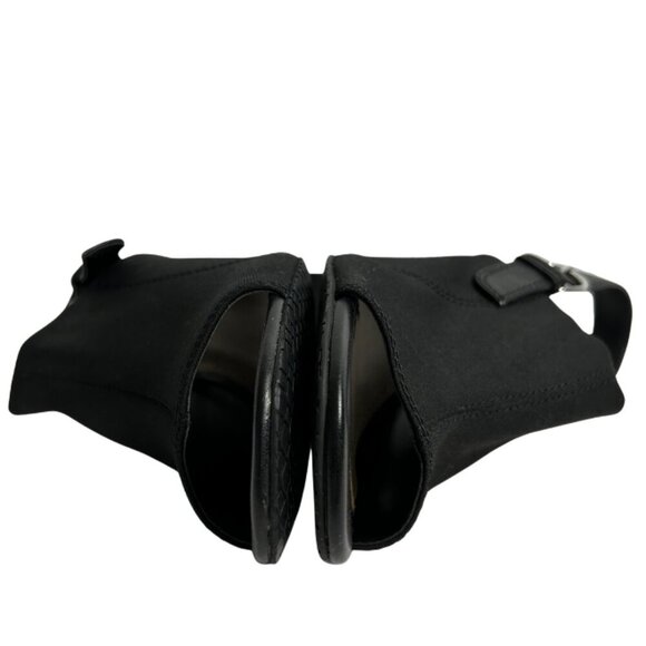 NYDJ Lyssa Slip On Slingback Open Toe Sandals Women's 9 Black - Picture 4 of 7